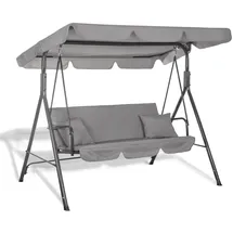 SPRINGOS Luna Grau 3-Sitzer