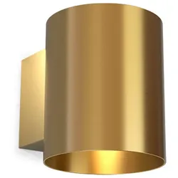 Herstal - Evoke Wandleuchte IP44 Small Satin Brass/Satin Brass