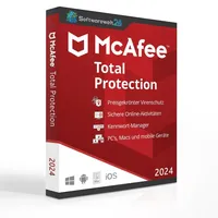 McAfee Total Protection 2024 | 1 Gerät | 2 Jahre | Jetzt günstig kaufen