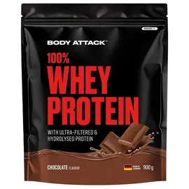 Body Attack 100% Whey Protein Chocolate Pulver 900 g