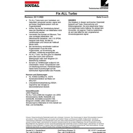 SOUDAL Montagekleber Fix All Turbo 290 ml