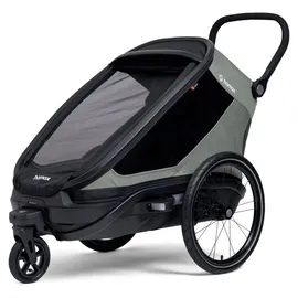 Hamax Outback Next Einsitzer Fahrradanhänger Grün/Schwarz