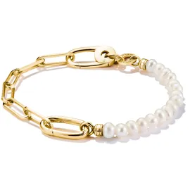 Thomas Sabo Charm Club Connect: Perlen und Paperclip mit einem Connect Link« mit Süßwasserzuchtperle