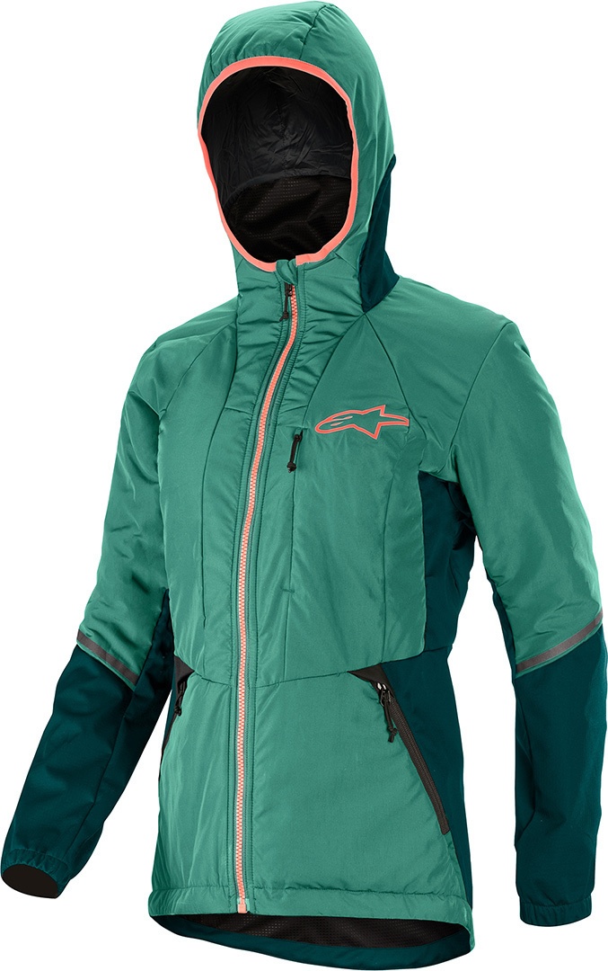 Alpinestars Denali Damesfiets jas, groen, S Voorvrouw