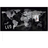Sigel Artverum LED light 91,0 x 46,0 cm World-Map