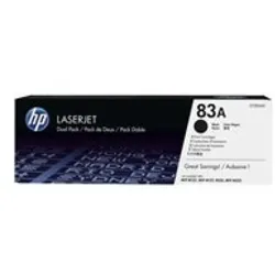 HP 83A Tonerpatronen Pack 2er-Pack Schwarz Original Toner Laser Bis zu 1.500 Seiten