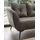 Home Affaire 2,5-Sitzer HOME AFFAIRE "Baggio, Breite 196 cm zeitlos & elegant, bequem", grau (grau, braun), B:196cm H:94cm T:103cm, 100% Polyester, Sofas, schwarze Metallfüße