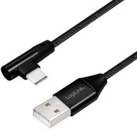 Logilink USB-A auf USB-C 1 m Schwarz