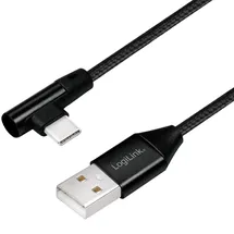 Logilink USB-A auf USB-C 1 m Schwarz
