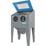 Fervi - sandstrahlkabine sandstrahler mit handschuhen und sandstrahlpistole 0575S