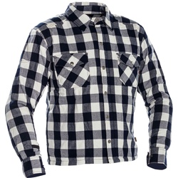 Richa Lumber, Hemd - Blau/Weiß - 4XL