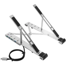 Targus AWU100205GL Notebook-Ständer höhenverstellbar, USB-Hub-Funktion