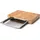 Continenta Schneidebrett Handarbeit mit Edelstahlschublade 1-tlg. 48 x 32,5 cm Beige