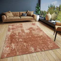 Teppich »Kulo«, rechteckig, 3 mm Höhe, strapazierfähig, pflegeleicht, robust, Anti-Slip, Wohnzimmer, 92896745-0 Braun 3 mm