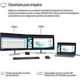 HP Serie 5 Pro 524pn 24" schwarz