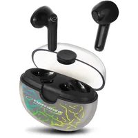 Esperanza Bluetooth TWS Kopfhoerer Pandora In-Ear Headset 5.0 Funk USB-C Schwarz
