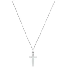 Amor Kette mit Anhänger Kreuz Silber 925