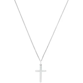 Amor Kette mit Anhänger Kreuz Silber 925