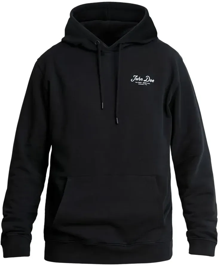 John Doe Jd Lettering Kapuzenpullover - Black - L