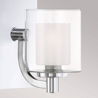 Elstead Lighting Kolt Wandleuchte Chrom poliert, Quoizel QZ-KOLT1-PC-BATH
