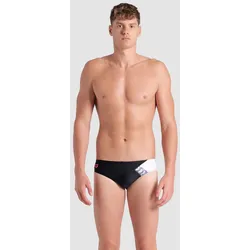Badehose Slip Herren arena Stripe - Black-white-multi - 5
