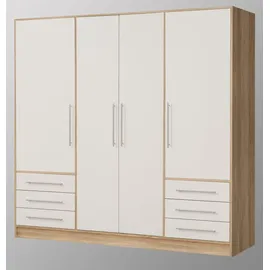 Forte Jupiter 207 x 200 x 60 cm weiß/eiche sonoma