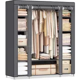 Tragbarer Kleiderschrank Platzsparender Modularer Kunststoffschrank mit Türen