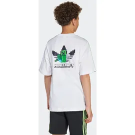 adidas Originals T-Shirt ADIDAS X MINECRAFT KIDS sportlicher Stil, kurze Ärmel, lockere Passform, für Kinder weiß 164 EU