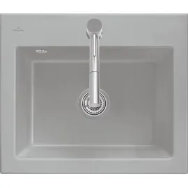 Villeroy & Boch Subway 60 S graphite + Handbetätigung