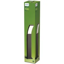 Philips Außenleuchte Aluminium 60 cm IP44 inkl. LED-Lampe anthrazit