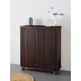 Home Affaire Highboard »Mette«, Kommode mit 2 Einlegeböden, Breite 85cm, Tiefe 34 cm, Höhe 95 cm, braun