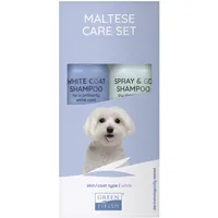 Greenfields Hundeshampoo Geschenk Set für Malteser 500 ml Weiß