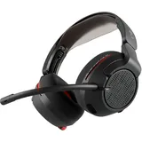 Skullcandy Crusher PLYR 720 Wireless Gaming Headset, Ultimate Immersion and Comfort, THX Spatial Audio and Multi-Sensory Bass, Removable Mic, PC, PlayStation, Nintendo, Multi-Platform - Digi-Black
