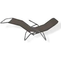 DEMA Virginia Beach Klappliege 136 x 60 x 101 cm anthrazit klappbar
