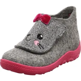 superfit Mädchen - Schuhe HAPPY Slipper, Modern, HELLGRAU/PINK 2500, 26