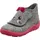 superfit Mädchen - Schuhe HAPPY Slipper, Modern, HELLGRAU/PINK 2500, 26