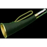 Fritzmann Signal- und Jagdhorn aus Messing (Leder/16 cm)