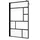 Schulte Black Style Walk-In 100 x 200 cm