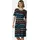 Ragwear Sommerkleid Midikleid Print Blau/Rot/Türkis 42
