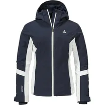 Schöffel Ski Jacket Kanzelwand L, komfortable Skijacke mit 4-Wege-Stretch, wasserdichte und atmungsaktive Outdoorjacke mit Skiticket-Tasche, navy blazer, 42