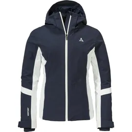 Schöffel Ski Jacket Kanzelwand L, komfortable Skijacke mit 4-Wege-Stretch, wasserdichte und atmungsaktive Outdoorjacke mit Skiticket-Tasche, navy blazer, 42