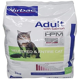 Virbac Hpm Adult Kastrierte/sterilisierte Katzenfutter Lachs 3kg - Multicolor - 3kg
