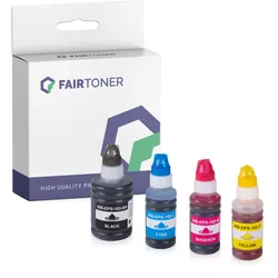 4er Multipack Set kompatibel für Epson Ecotank 102 Tintentanks