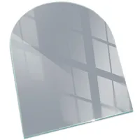 Tulup Glasbodenplatte 80 x 70 x 0,4 cm Grau