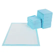 Songmics Welpen-Unterlage 100 Stück Blau/Weiß 90 x 60 cm
