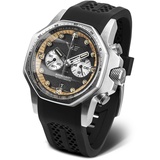 Vostok Europe Herrenuhr Atomic Age Chronograph Schwarz VK64-640A698