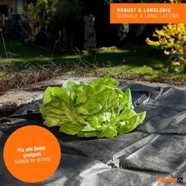 Meister Craft Unkrautvlies 50 x 1 m 100 g/m2 schwarz