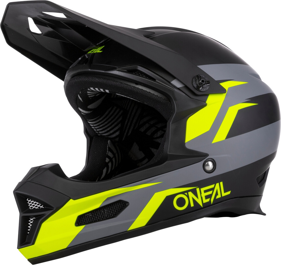 Oneal Fury Stage Downhill Helm, zwart-geel, L