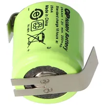 GP Akku passend für Sanyo N-110AA Akku NiMH 1/3 AA Mignon mit Lötfahne Z-Form
