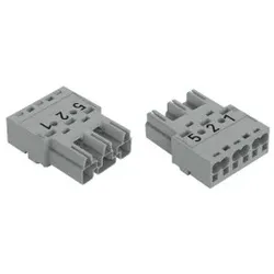 Wago 770-253/081-000 Stecker, 3-polig, Kod. B, grau 770253081000 - 100 Stück